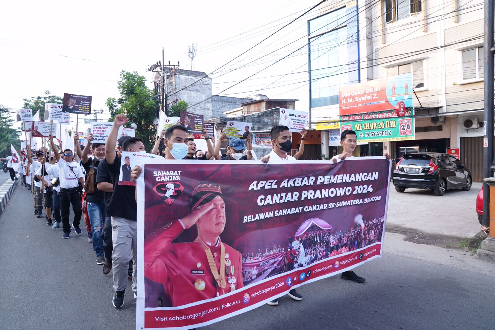 Ribuan warga Sumsel ikuti apel akbar Sahabat Ganjar 
