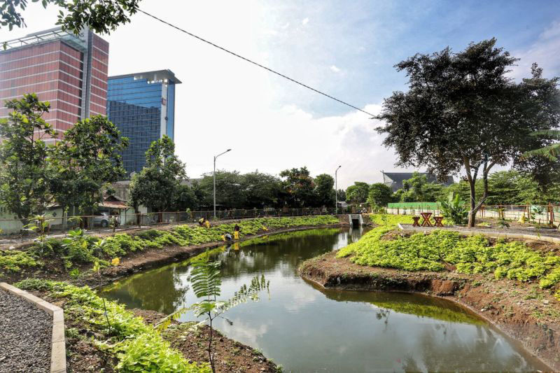 Kota Bandung bangun kolam retensi seluas 1.500 meter persegi