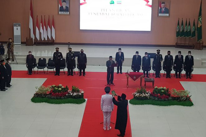 Dani Ramdan resmi dilantik Penjabat Bupati Bekasi