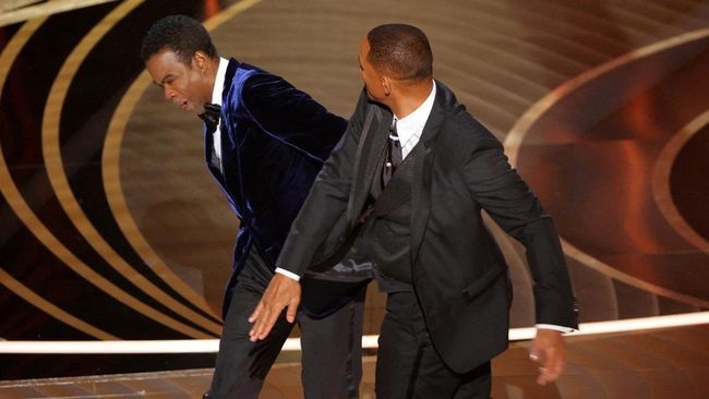 Video Will Smith menampar Chris Rock di Oscar 2022