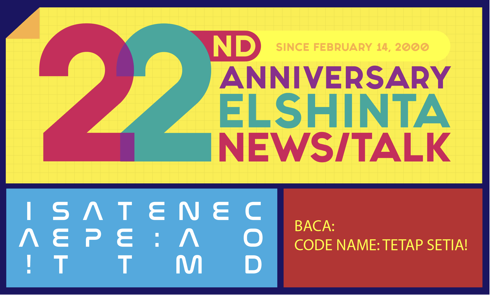 22 Tahun Elshinta News/Talk meluncurkan program baru,``Getar Pemilu 2024``