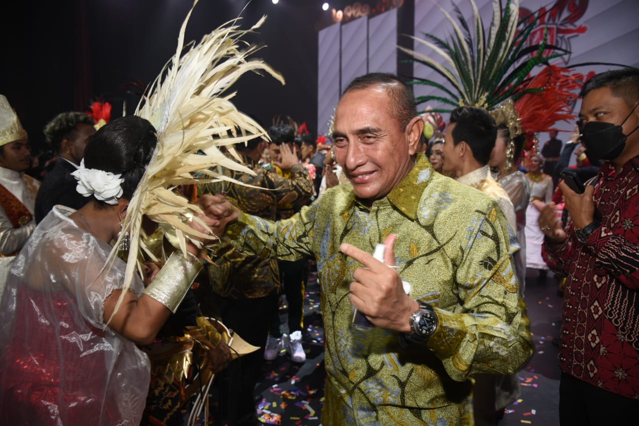 Gubernur dan Kapolda dukung tim Sumut di Festival Nusantara Gemilang 2022