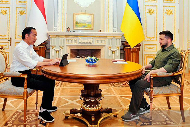 Jokowi jadi pemimpin Asia pertama yang mengunjungi Ukraina