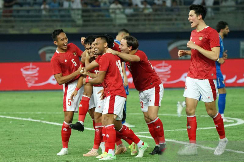 Indonesia lolos ke Piala Asia 2023 setelah bantai Nepal 7-0