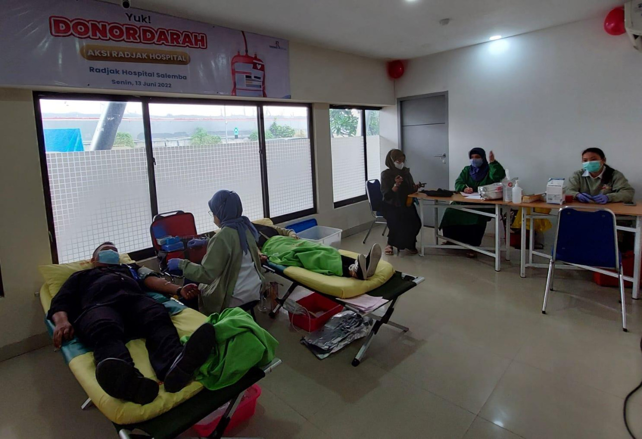 Peringati Hari Donor Darah Sedunia, Radjak Hospital gelar donor darah serentak