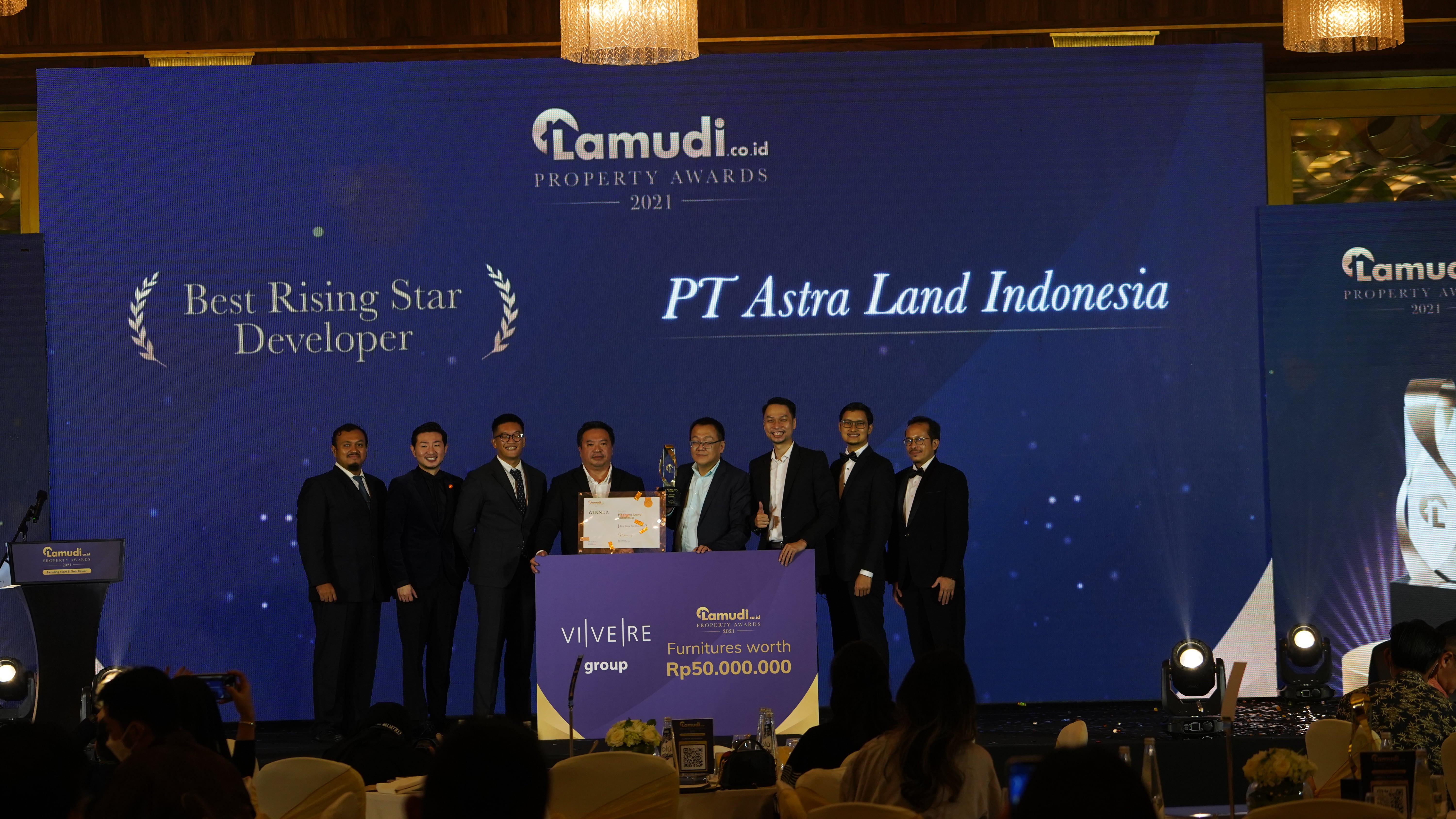 Astra Land Indonesia raih `Best Rising Star Developer` 